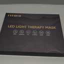 Led Face Mask Light Therapy, Red Light Therapy for Face, 7-1 Colors LED Facial Skin Care Mask, Black