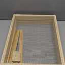 2 Pcs 10 Frame Beehive Candy Board Feeder Assembled for Hive Supplies Bee Frame Feeder Frames Bee Sugar Hive Top Feeder for Winter