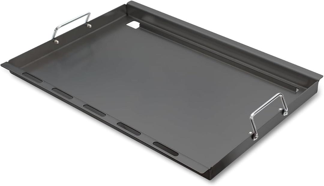 6787 Full Size Griddle for Weber Spirit II 300 Flat Top Grill Griddle Insert for Weber Spirit I & II 300 GS4 Grill Replacement Parts E310 S310 E320 S320 7638 7639 Carbon Steel (22.7" x 17.5" x 1.5")