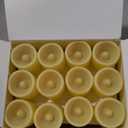 Homemory 24Pack Flickering Flameless Votive Candles,200+Hour Electric Fake Candles,Battery Operated LED Tealight for Wedding,Outdoor,Table,Halloween,Christmas Decor(Warm White,Battery Included)