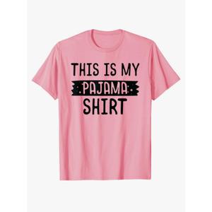 This is My Pajama PJ Top Teen Boys Girls Bedtime Kids T-Shirt, Medium, Pink