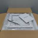 Fitop Bathroom Exhaust Fan with Light, 110 CFM 43W 1200LM Ceiling Mount Shower Ventilation Exhaust with Light, 1.0 Sones Bathroom Vent with Light, Bathroom Fan LED Light 3000K/4000K/5000K (White)