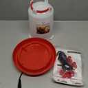 3L Heated Chicken Waterer for Winter Auto-Fill Chicken Water Heater with Leg Support,35W BPA-Free Heating Poultry Waterer No Waste Heated Watering System for Chicken Coop