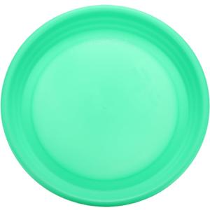 2 x HARFINGTON Plastic Plant Saucer 10.5" Round Drip Trays Flower Pot Saucers Flower Base Bottom Drainage Tray for Indoors Outdoors Planters, Green