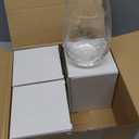 Umigy 4 Pcs Christmas Stemless Wine Glass Winter Leaf and Berry Wine Glasses 17 oz Wine Glass Funny Xmas Birthday Gifts for Women Men Family Friends(Snow)