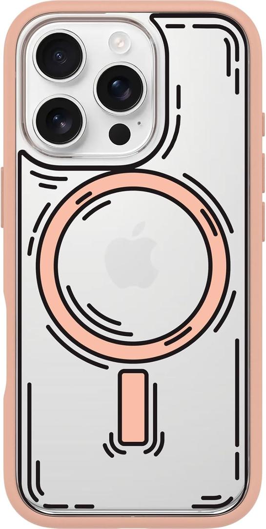 OtterBox iPhone 16 Pro Symmetry Series Clear Case - Doodle Cover