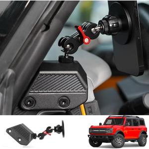 Mabett Magnetic Phone Holder for Ford Bronco 2026 2021-2025, Adjustable Angles 360Phone Mount for Bronco Accessories