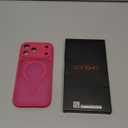 CANSHN Magnetic Compatible with iPhone 17 Pro Max Case, Upgraded [Full Camera Protection] [Compatible with Magsafe] [Translucent Matte] Shockproof Protective Phone Cover 6.9 Inch - Hot Pink