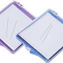 Kodrily 2Pcs Magnetic Needle Case Set, Magnetic Needle Holder with 4 Pins, 2.8x3 in Sewing Needle Case, Sewing Needle Holder, Needle Organizer for Cross Stitch Sewing Knitting