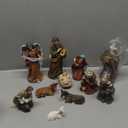 Kurt S. Adler 12.5-Inch Nativity Figurines Table Piece, 11 Piece Set