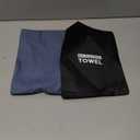 Yaozoon Camping Towel L Size Microfiber Quick Dry Lightweight for Travel Body Swimming Pool Beach Hiking Hot Yoga Mat Towels(Navy Blue, 1 Pack L)