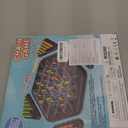 Chain Triangle Chess Game, Rubber Band Geoboard Game, Strategy Board Games, Family Night Games for Kids and Adults, 2 to 4 Players