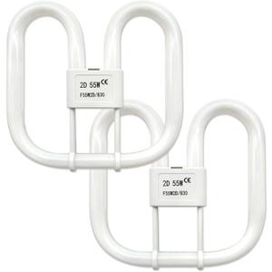 2D 55W Bulb Compatible with GE F552D/830 Soft White, 55 Watts CFS55W, GR10Q-3 Base 55 Watt Tube 40184 2D 55W Bulb Compatible with GE F552D/830 Soft White, 55 Watts CFS55W, GR10Q-3 Base 55 Watt Tube 40184