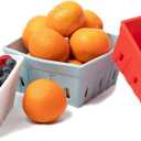 4 x Silicone Berry Bowls  Durable Modern Farmhouse Colander & Storage Basket for Fruits and Vegetables, Refrigerator Organization, Dishwasher Safe, Oven Safe (Set of 3, Cloud)