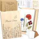 Dreamon Large Flower Press Kit - 11.8" x 8.3" 10 Layers DIY Wooden Flower Pressing Kit with Storage Bag Arts and Crafts Kits for Adults & Teens, Great Gift for DIY Arts and Crafts Lovers