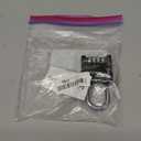 Combination Lock for Outdoor & Indoor | Heavy Duty, Weatherproof, 4-Digit Security | Padlock for Lockers, Gates, Fences, Sheds, Storage | 1-Pack, Black