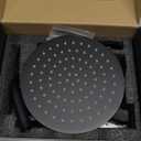 8" Rain Shower Faucet Compatible with Delta 13/14 Series Tub Trim Kit, High Pressure Round Rain Shower Head& Handle Set System, Matte Black (Valve& Catridge Not Inclued)