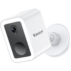 VSTARCAM 2K Security Cameras Wireless Outdoor, Free Cloud & SD Storage, Magnetic Easy Mount No Drilling, WiFi 6 2.4/5G Dual Band, Motion Alerts, 6-Month Battery, Color Night Vision, IP66, 2-Way Talk