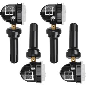 CDWTPS TPMS Sensor GM 4-Pack, 315MHZ Tire Pressure Monitor System for Chevy Silverado GMC Buick Cadillac Hummer Pontiac GM SAAB Saturn Replace#13598771,13598772,13586335,13581558,20923680