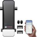 ZUMI Wall-Mounted Garage Door Opener, App-Controlled Garage Opener with Manual Backup IR Sensors, Heavy-Duty Smart Garage Entry Device Access Unit for Garage Door Opening & Closing