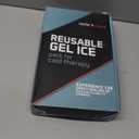Rester's Choice Cold Therapy Gel Pack - Ice Pack for Neck and Shoulders (23 x 8 x 5 Inch - Pack of 2) - Reusable Freezer Gel Pad for Swelling, Injuries