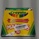 Crayola Broad Line Markers (1 pack of 10) Bulk School Coloring Markers for Kids, Must Have Classroom Supplies for Teachers, Preschool & Kindergarten Supplies