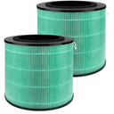 2 Pack MK08W MK09W Air Filter Replacement Compatible with MK08W MK09W Air Purifier, 4-in-1 High-Efficiency HEPA Air Filter- Pet Dander Version,Green