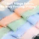 9 Roll Chiffon Ribbon Bundle - 1.5" x27Yds for Hair Bows & Crafting | Fringed Ribbon for Wedding Centerpieces, Seasonal Decor, Beginners DIY Projects & Party Supplies