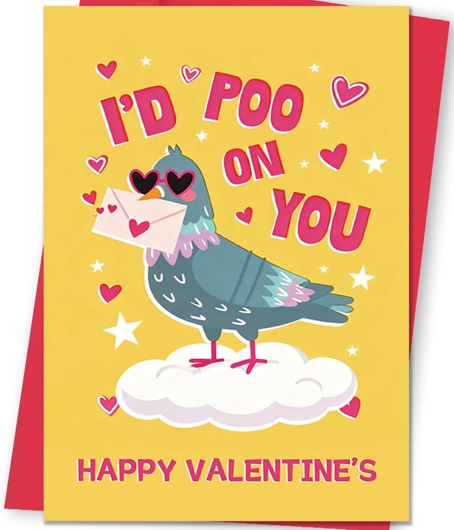 Valentines Day Card for Husband Boyfriend, Funny Valentines Day Card for Wife Girlfriend, Valentines Day Gifts for Him Her (HZ-276)