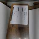 QEEIG Floating Shelves for Wall Bathroom Shelf Bedroom Kitchen Living Room Hanging Book Shelves Small Farmhouse Decor 16 inch Set of 3, Rustic Brown (015-BN3)