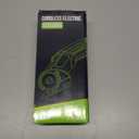 Cordless Electric Scissors: 4V Rechargeable Rotary Cardboard Cutter, 3000mAh Battery, with LED Light & Safety Lock, 2 Blades, Electric Box Cutter for Fabric Carpet Carton Plastic Cloth (Green)