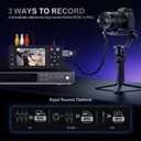 VHS to Digital Converter with 4" HD Screen, VCR to Digital Converter, Convert to MP4 Compatible with VHS, VCR, DVR, DVD, Hi8, Mini DV, Camcorders(Tapes/DVD Player Not Included)