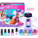 Cool Maker, GO GLAM U-nique Metallic Nail Salon, 200 Icons & Designs, 4 Polishes, Stamper & Dryer, Nail Kit for Girls, Christmas Gifts for Kids