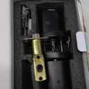 Door Lock Knob with Keypad Keyless Entry Door Knob Electric Coded Indoor Door Knob for Interior Doors Thickness up to 2-1/4", Bedroom, Home Office, Garage, 4xAA Alkaline Battery, M1 Black