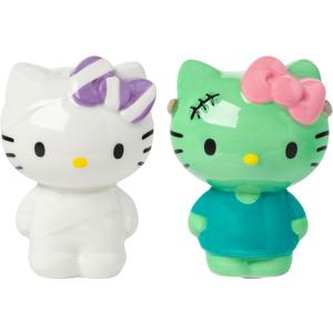 Silver Buffalo Sanrio Hello Kitty Halloween Ceramic Salt and Pepper Shaker Set, 5 L x 2 W x 3.5 H