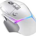 Logitech G502 X Plus Wireless Gaming Mouse: Optical Switches, LIGHTSYNC RGB, 13 Buttons, Infinite Scroll Toggle, <130 hr Battery Life, USB-C, PowerPlay Wireless Charging Capable, for PC/MacOS - White