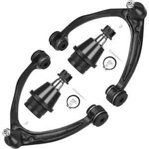 Front Upper Control Arm(Forged Steel) with Ball Joint Suspension Kit Fit for 2007-2016 GMC Sierra Chevrolet Silverado 1500 2007-2013 Suburban Avalanche Tahoe Escalade Yukon - 4pcs