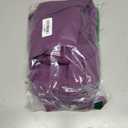 Maacie Maternity Tennis Dress with Shorts and Built in Bra Scoop Neck Sleeveless A-line Workout Golf Dress with Pocket (Purple, S)