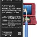 SPR-003 Battery for Nintendo 3DS XL New 3DS XL LL Game Console, (2025 New Version) Ultra High Capacity 5800mAh Li-ion Replacement Battery for Nintendo Switch Game Console SPR-003 Battery