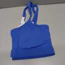 RUNNING GIRL Sports Bras for Women,Square Neck Sports Bra Medium Support Yoga Bra Workout Crop Top with Removable Cups, Large