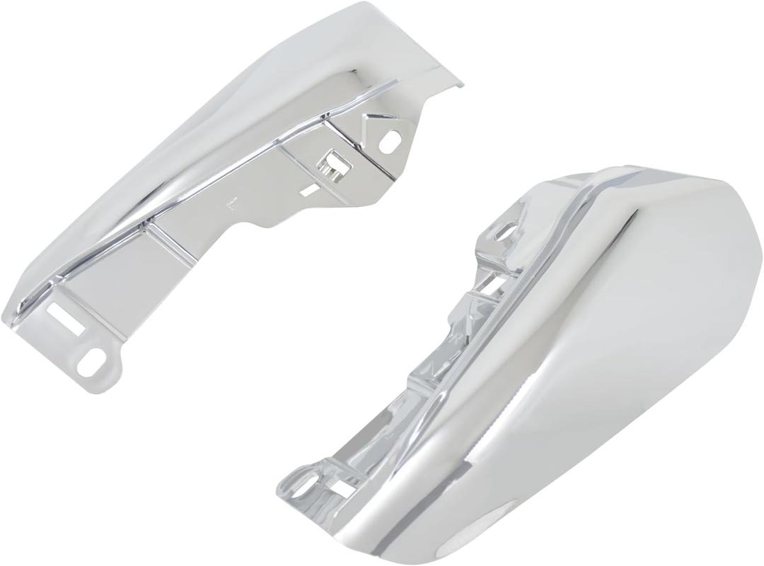 Motorcycle Mid Frame Air Deflector Heat Shield Fit for Harley Touring Road Glide Electra Glide Road King Street Glide Trike (for 2024-Up, Chrome)
