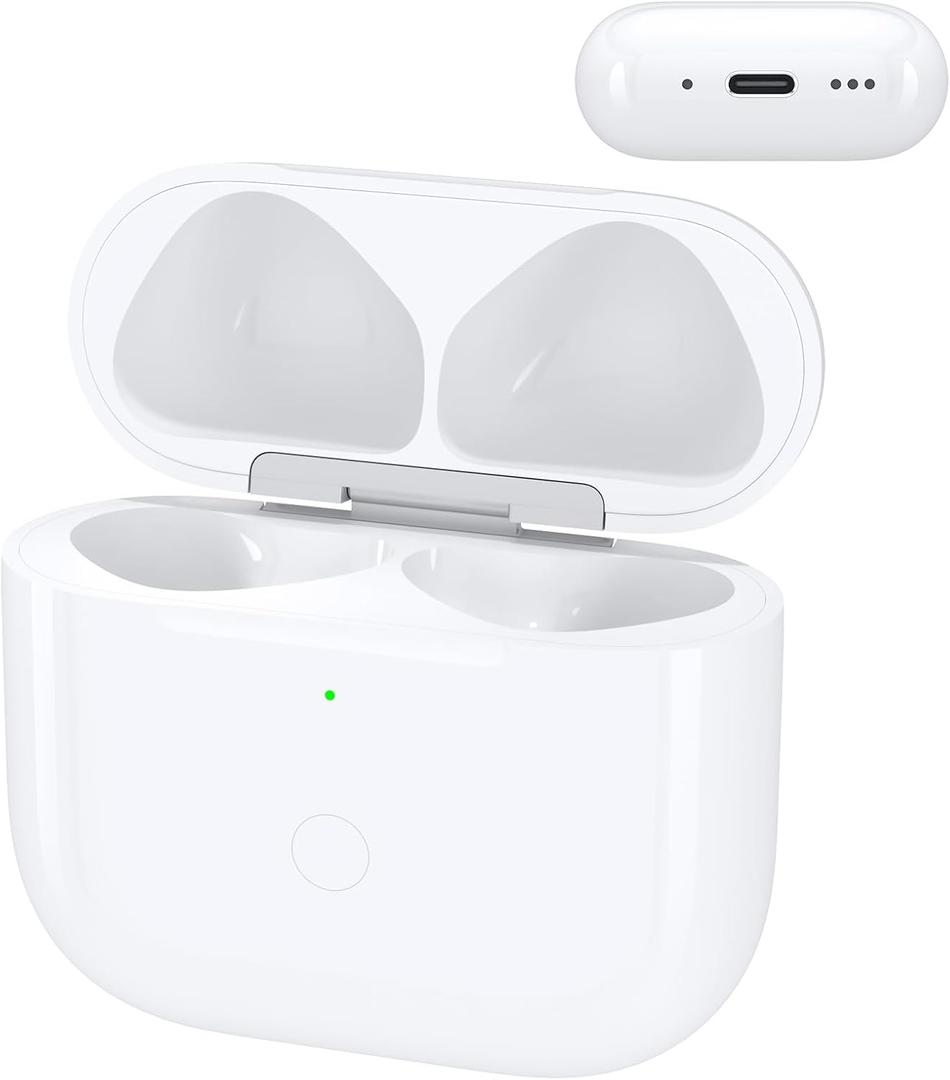 Wireless Charging Case for Airpods 4th Generation USB C Port Only, Replacement Charger Cases Compatible with AirPod 4 Gen, Air Pod 4th Type-C Charger with Pairing Sync Function