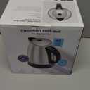 Chefman Stainless Steel Electric Kettle w/ 360° Swivel Base, Auto Shut Off & Boil Dry Protection, BPA-Free Interior and Cool-Touch Handle, 7+ Cup Capacity, 1.7 Liter, 1500W