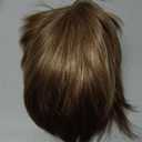 Human Hair Short White Wig Short White Wig Synthetic Wigs White Wig Casual Hair, F-Brown