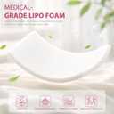 5 Pack 0.6IN Medical-Grade Lipo Foam Pads for Post Surgery | Liposuction Foam Board for Abdominal Compression Garments, Lipo Foam Sheets for Post Tummy Tuck and BBL Recovery