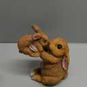 Easter Bunny Decor for Garden, Family Rabbit Figurine Statue for Table Decorations, Adorable Outdoor & Indoor Rabbits Decoration, Gifts for Mom and Women