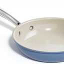 Redchef Ceramic Non Stick Egg Pans, Nonstick Frying Pan Skillet, 8 inch Cooking Pan Non Toxic with Stay Cool Handle for Induction, PTFE & PFAS & PFOA Free, Dishwasher/Oven Safe (Blue)