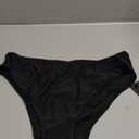 Tempt Me Women Mid Waist Bikini Bottoms - V Cut Front Swim Bottoms High Cut Cheeky Bathing Suit Bottoms Brazilian Swimsuits Size XL