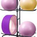 Stabilising Ball Rack,Exercise Ball Holder,Medicine Ball Rack and Yoga Ball Storage Suitable for Stability Ball,Yoga Mats Home Gym and Commercial Gym