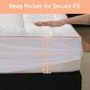 King Size Mattress Toppers, Mattress Pad Cover for Back Pain,Cooling Mattress Protector with 8-15" Inch Deep Pocket,Quilted Overfilled Down Alternative Filling 78x80 inch, White